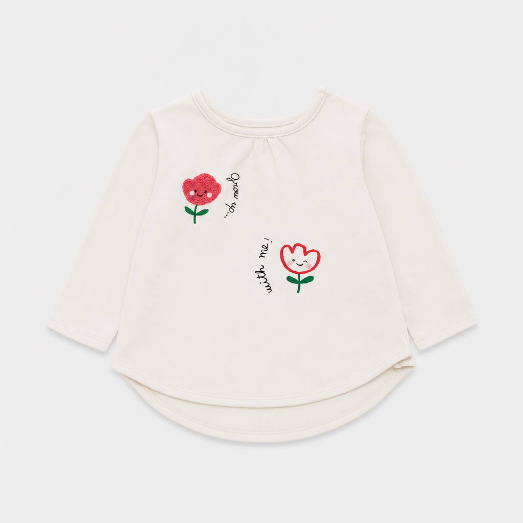 Maglietta maniche lunghe - Bambina - 60 - 65 | 3 mesi