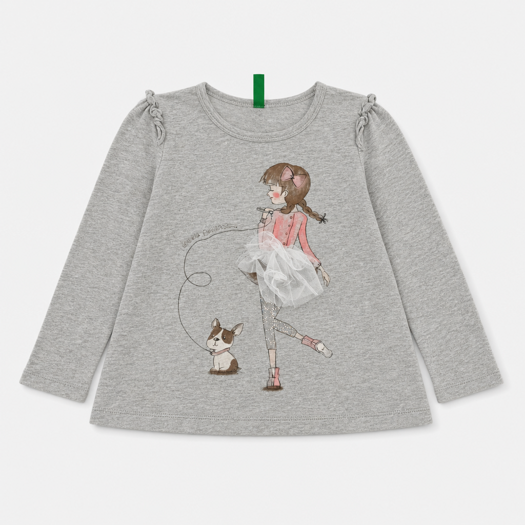 Maglietta maniche lunghe - Bambina - 90 - 95 | 2 anni
