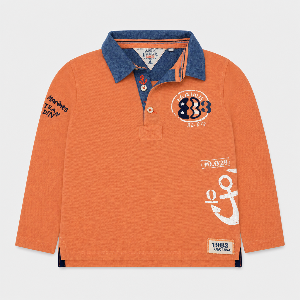 Polo maniche lunghe - Bambino - 90 - 95 | 2 anni