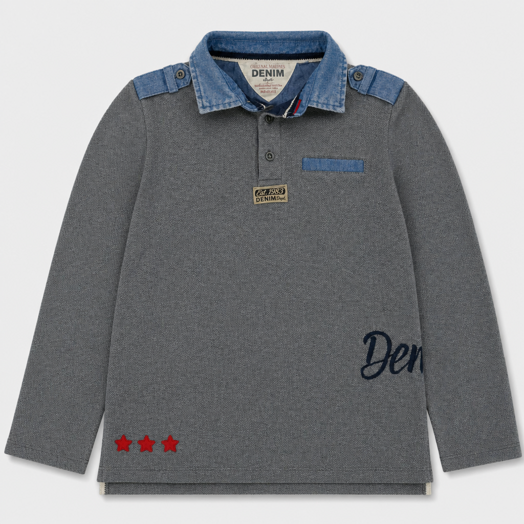 Polo maniche lunghe - Bambino - 126 - 131 | 8 anni