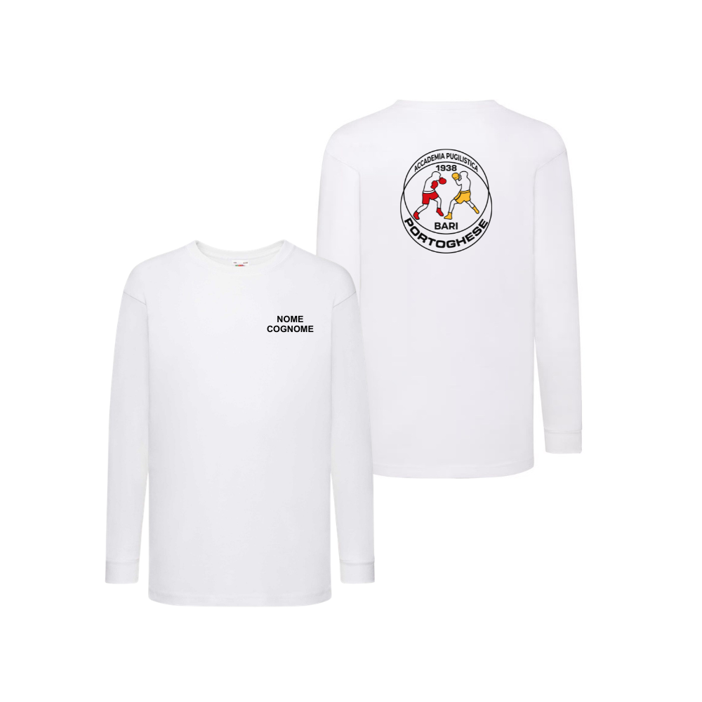 Valueweight Maglia Bambino G/C M/L 100% Cot 165 gr - Bianco