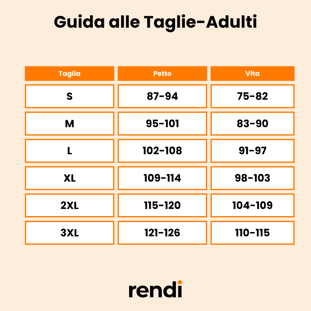 Guida alle Taglie Felpa Faraon