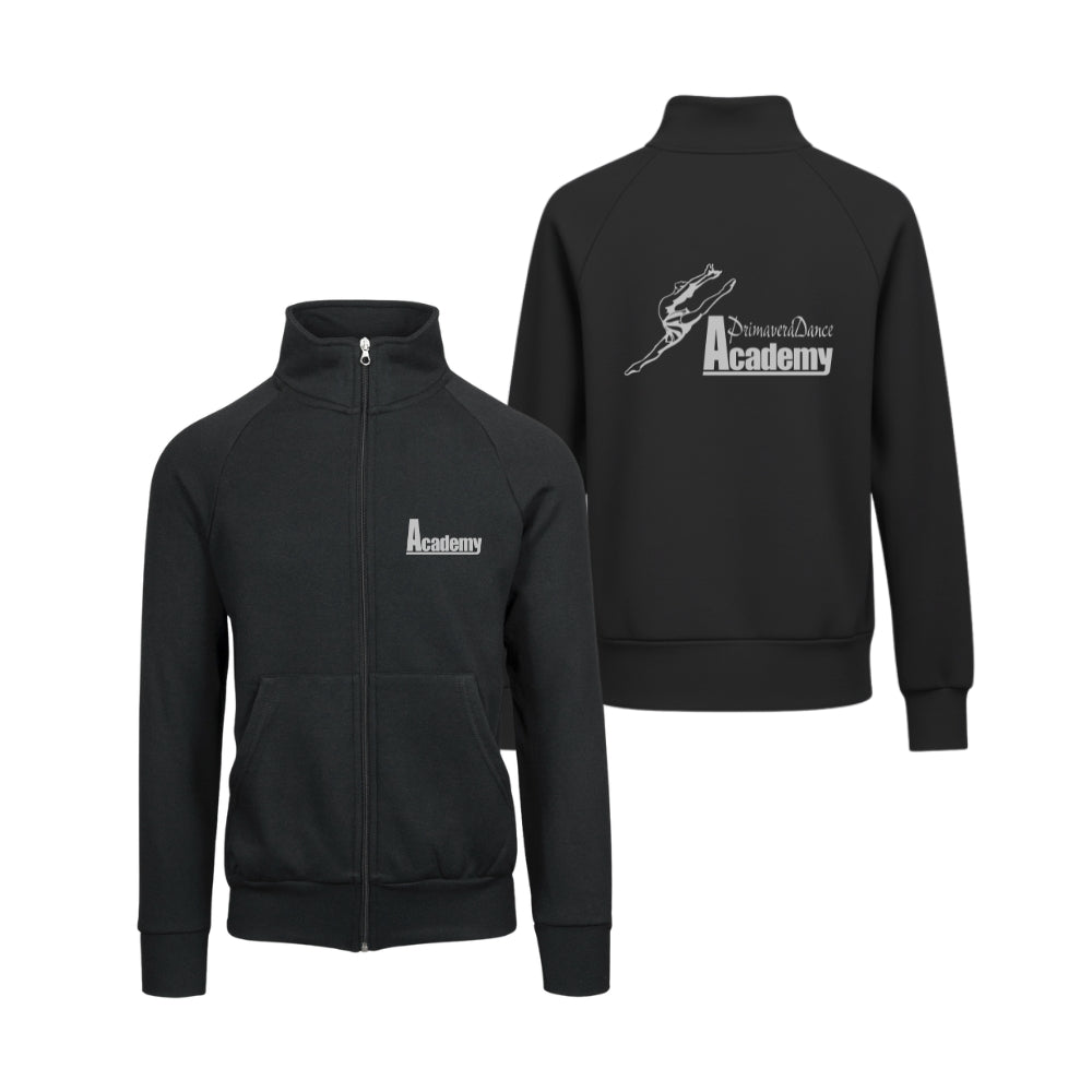Felpa jacket zip lunga - Nero