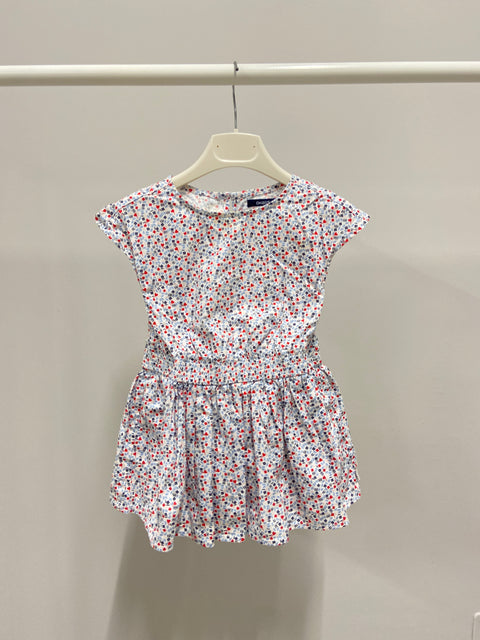 Robe à fleurs éclatantes pour petite fille