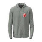 Felpa con zip grigia Rugby Milano