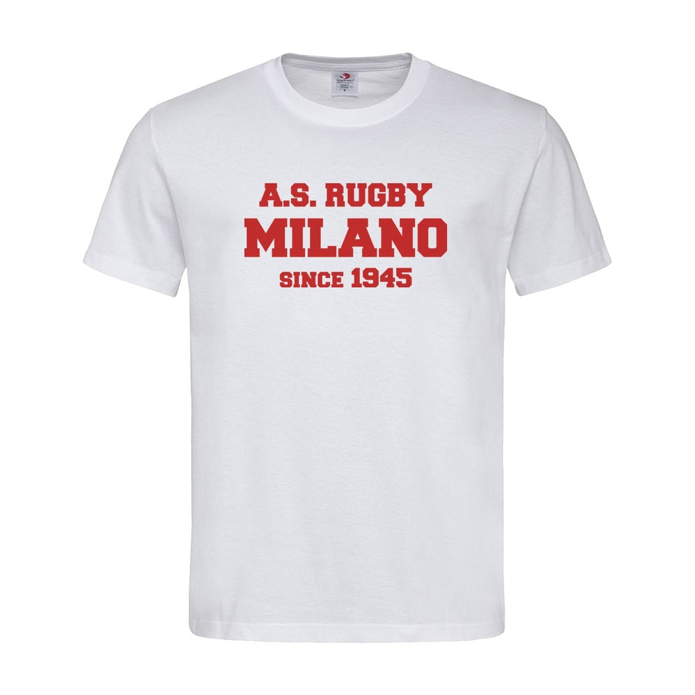 T-shirt bianca Rugby Milano