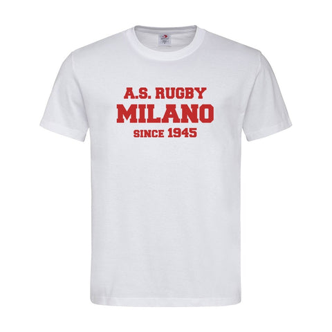 T-shirt bianca Rugby Milano