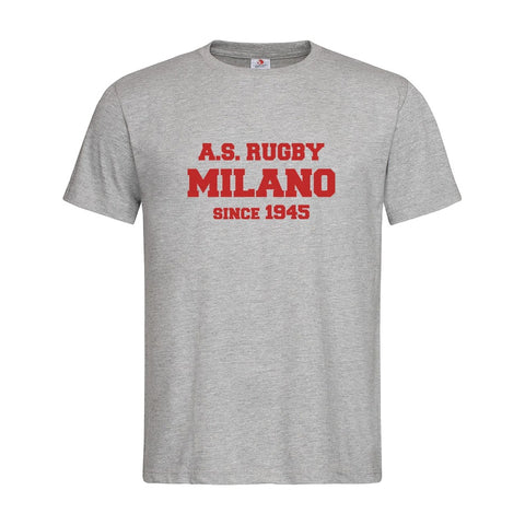 T-shirt grigia Rugby Milano