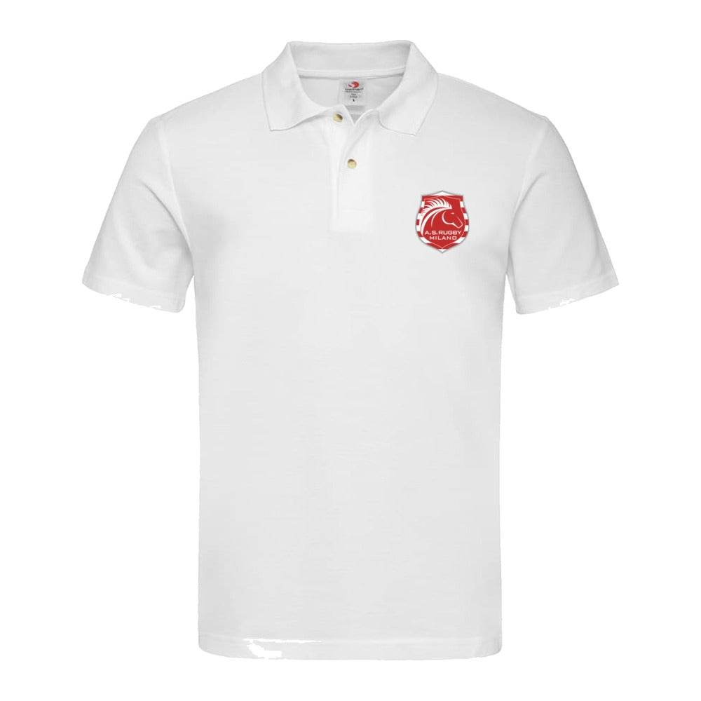 Polo bianca Rugby Milano