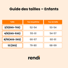 Guide des tailles enfants – T-shirt COMBI