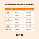 Guide des tailles adultes – Short Nobel