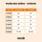 Guide des tailles enfants – Sweat Gala