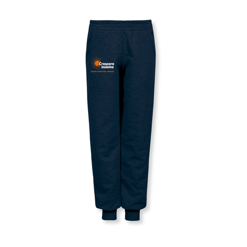 Pantalone bambino/a - in felpa blu navy