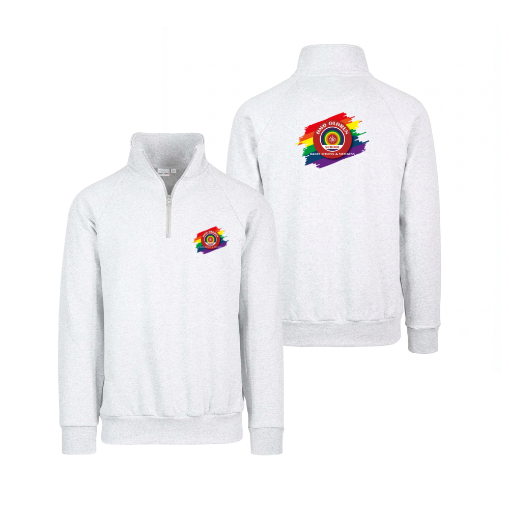 Felpa collo zip