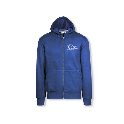 Felpa bambino cappuccio zip-Tessuto Classico 280gr/m²