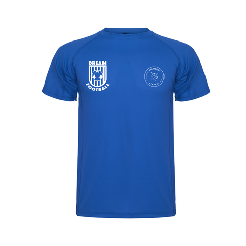 T-shirt technique bleue