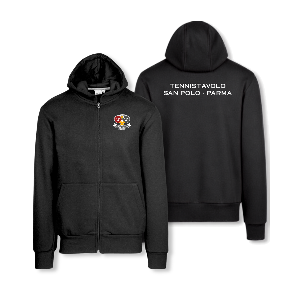 Felpa bambino cappuccio zip