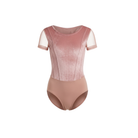 Body bimba con elegante corpetto in velluto (bustier velluto)