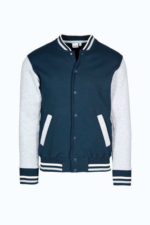 Blouson Bomber bicolore enfant en molleton - école