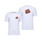 T-shirt bambino ecosostenibile con spalle cadenti