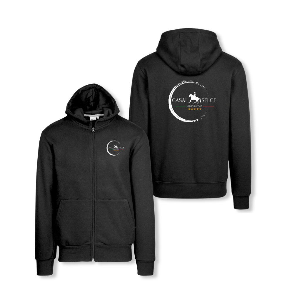 Felpa bambino cappuccio zip