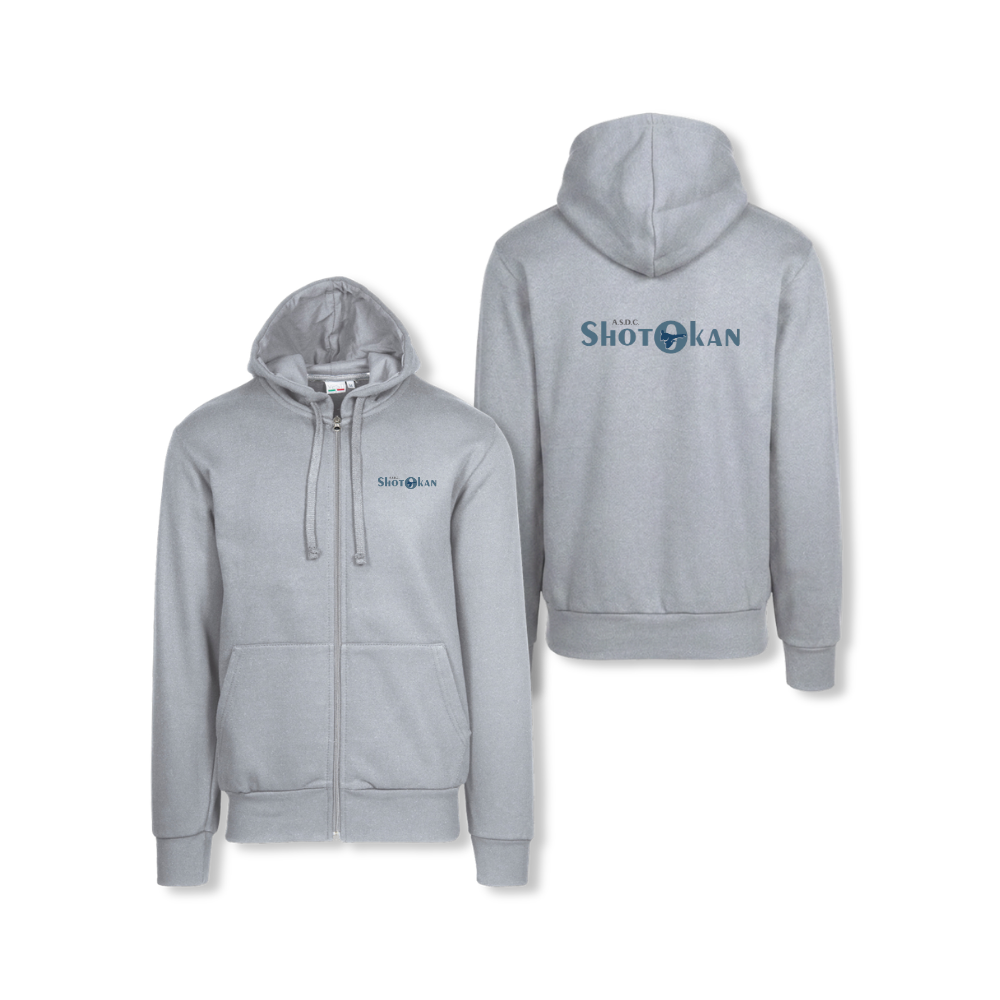 Felpa bambino cappuccio zip
