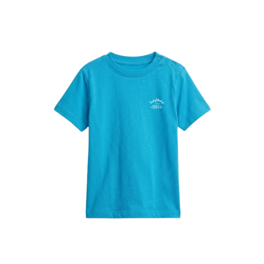 Baby T-shirt - girocollo con bottoni