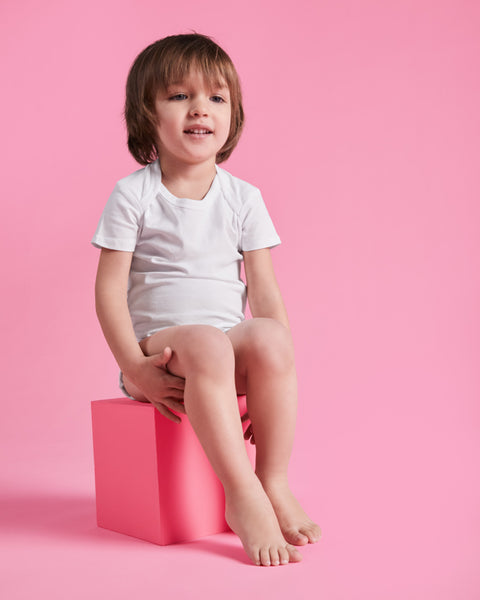 Nouveau body en coton à manches courtes