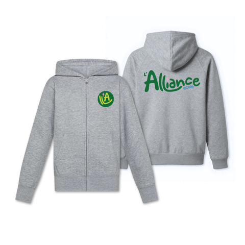 Sweat zip  à capuche pour enfants
