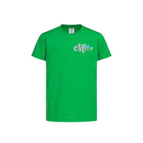 T-shirt Adultes - manches courtes vertes - école Mini Mondo