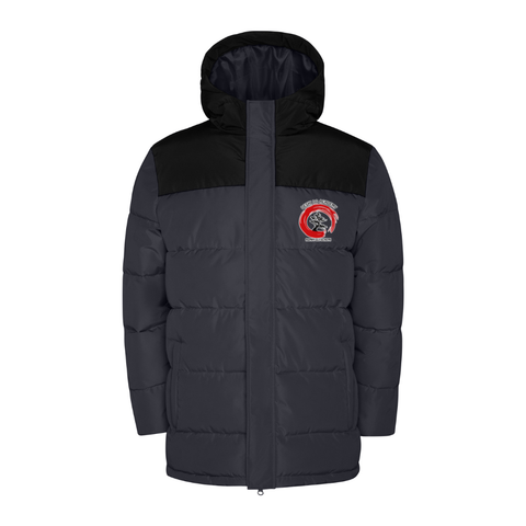 Parka rembourré - long - noir - Deshi Do Academy