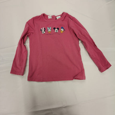 Long-sleeved T-shirt - Girls - 90-95 | 2 years