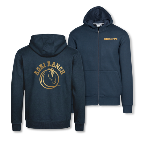 Sweat-shirt enfant - capuche zip - Agri Ranch