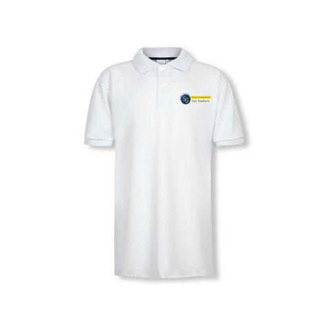 Polo enfant - manches courtes - blanc - Istituto Paritario San Gaetano