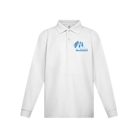 Polo enfant - manches longues - brodé - Centre International Montessori