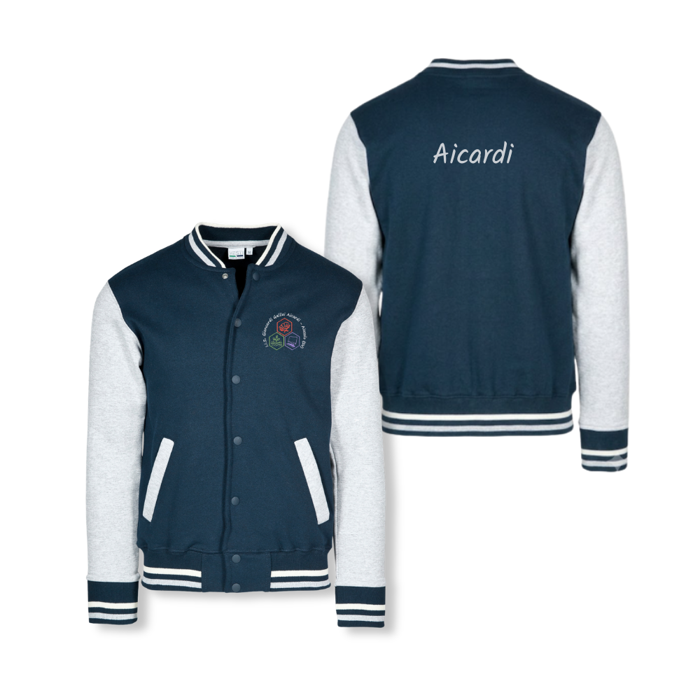 Jacket bomber bicolore Adulto