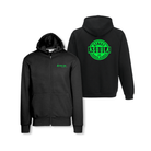 Felpa adulto cappuccio zip lunga