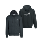 Felpa adulto cappuccio zip lunga