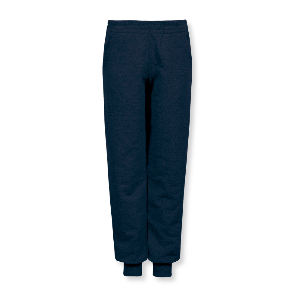 Pantalone bambino/a - in felpa blu - scuola mini mondo