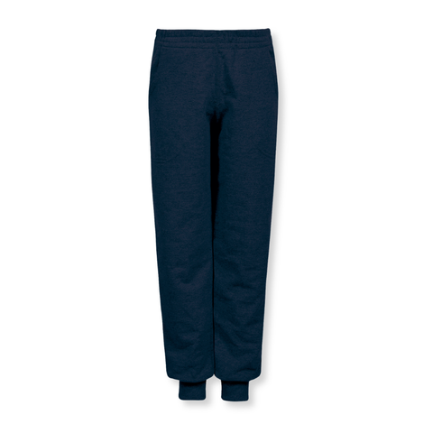 Pantalon enfant - en molleton bleu - école mini mondo