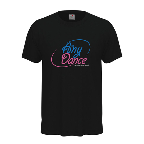 T-shirt noir Adulte AnyDance