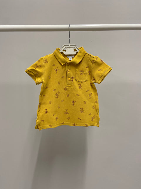 Polo jaune style safari pour enfants