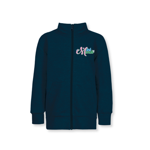 Sweat-shirt enfant - veste bleue - école mini monde