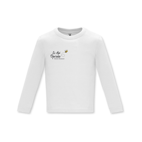T-shirt enfant - manches longues - logo brodé - Api Operose