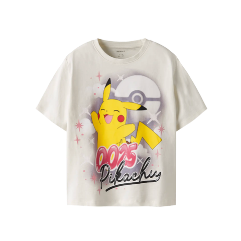 Name it T-shirt à manches courtes Pokémon blanc