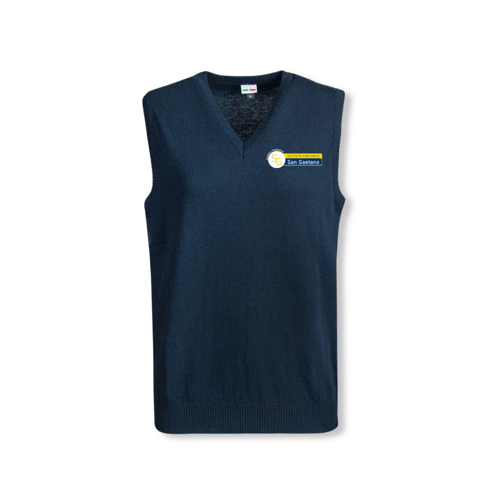 Eco-friendly sleeveless jumper for children, Istituto Paritario San Gaetano