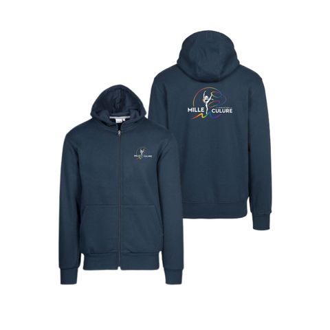 Felpa bambino cappuccio zip