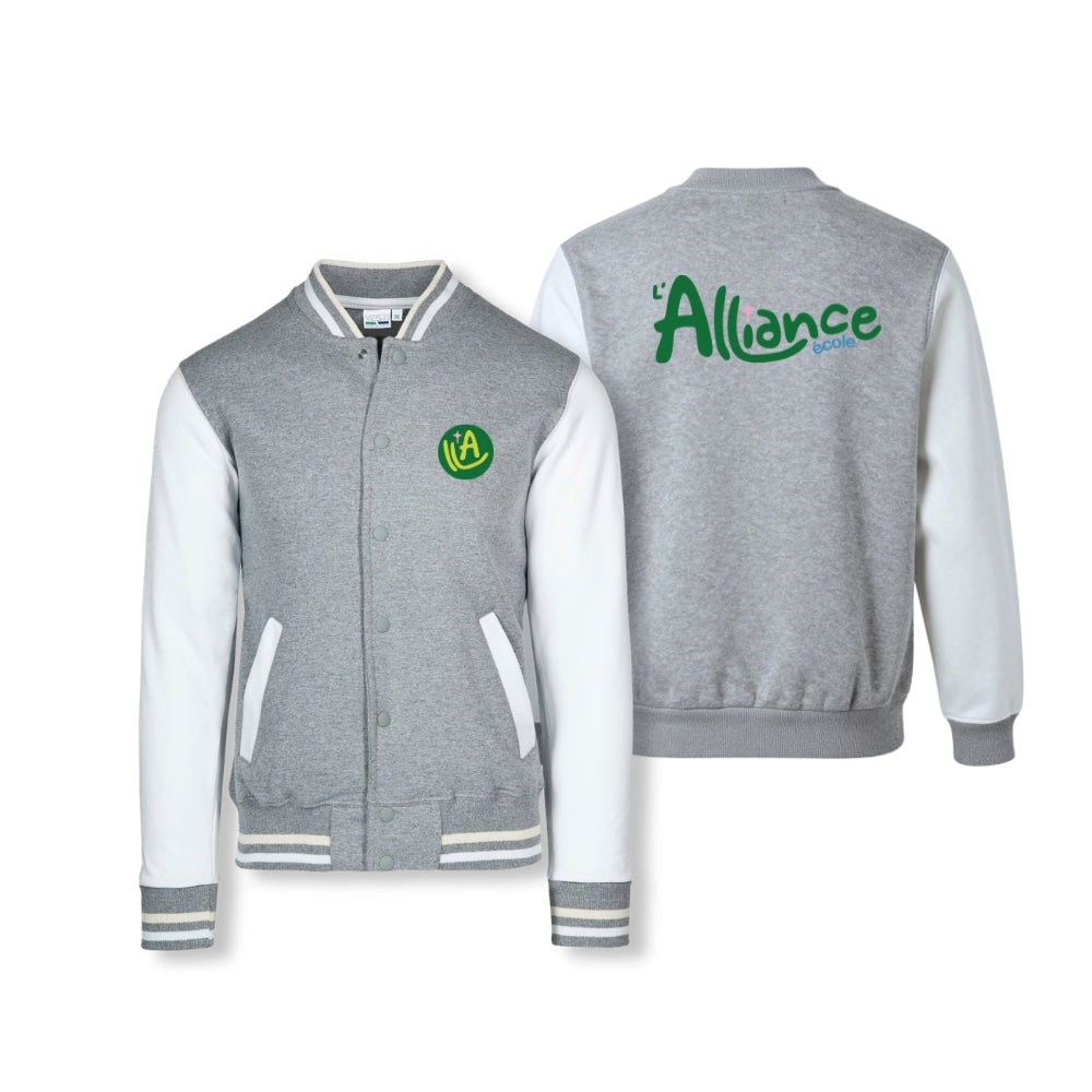 Jacket bomber bicolore Adulto