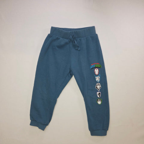Blue Superhero Pants for Boys