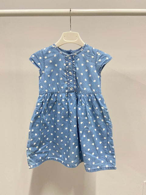 « Robe en jean à cœur pour enfant d'occasion »